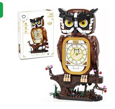 Tycole Owl Functional Clock Building Blocks Set 964 Pcs (Model: T2114)