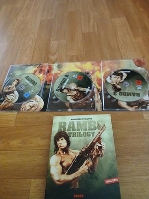 StudioCanal Rambo Trilogy DVD Box (3 DVDs) Remastered Uncut Stallone FSK 18