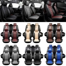 For Honda Car Seat Covers Luxury Leather Front Rear Protectors Cushion 5 Seats