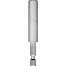 DEWALT DW2045 Series Bit Holder, 3 in L, 1/4 in Drive, Hex Drive, Steel