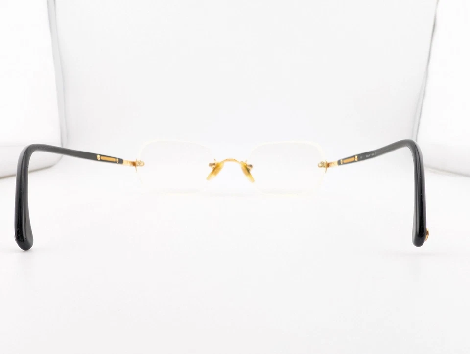 Gafas Montblanc, solo monturas, Meisterstuck dorado, ...-20-135, metal, Francia Foto 3 de 4