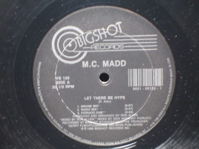 MC Madd   Let There Be Hype 12'' Vinyl NM