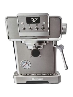 Neretva Espresso Machine with Milk Frother, Medium, Stainless, CP6100U/GR, New!