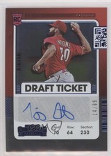 2021 Panini Contenders Rookie 2 Draft Ticket Blue 14/99 Tejay Antone Auto 04cw