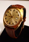 Vintage Timex Mens Watch - Dolphin Case Automatic Gold Plate - Ticking