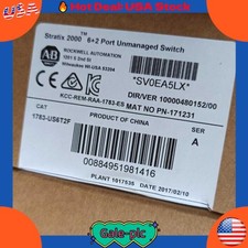 NEW Allen-Bradley 1783-US6T2F 1783US6T2F Stratix 2000 Switch US Free Tax