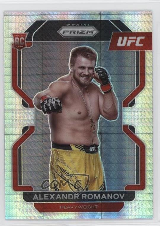 2022 Panini Prizm UFC Hyper Prizm Alexandr Romanov #137 02v3