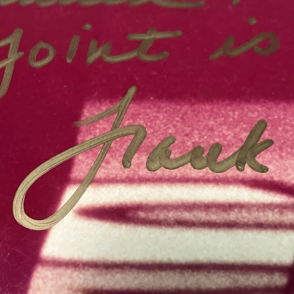 Foto firmada por Frank Sinatra autógrafo 16x20 color cantante actor estrella de Hollywood Foto 3 de 4