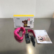 HALO COLLAR 4 DOG COLLAR WIRELESS FENCE IN BRIGHT PINK -NOB