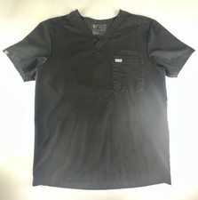 figs scrubs men set Medium Black