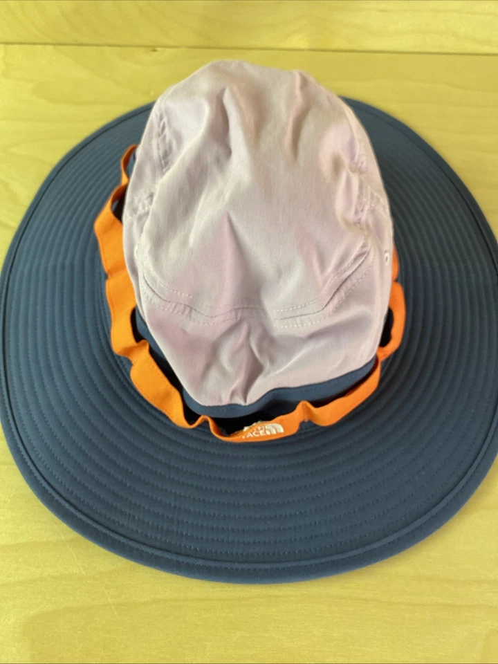 Chapéu The North Face Boonie unissex S-M roxo sol aba larga queixo alça balde - Imagem 2 de 4