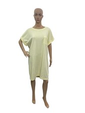 Gap Women’s Size Large Round Neck Short Sleeve Pocket Solid Yellow Tee Dress