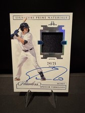 2021 Panini Flawless Signature Prime Materials Spencer Torkelson #SPM-ST /25