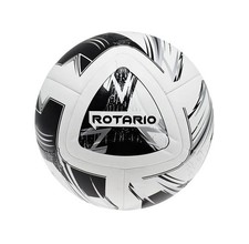 Image of Precision Rotario FIFA Quality Match Football - White/Black/Silver (Size 3)
