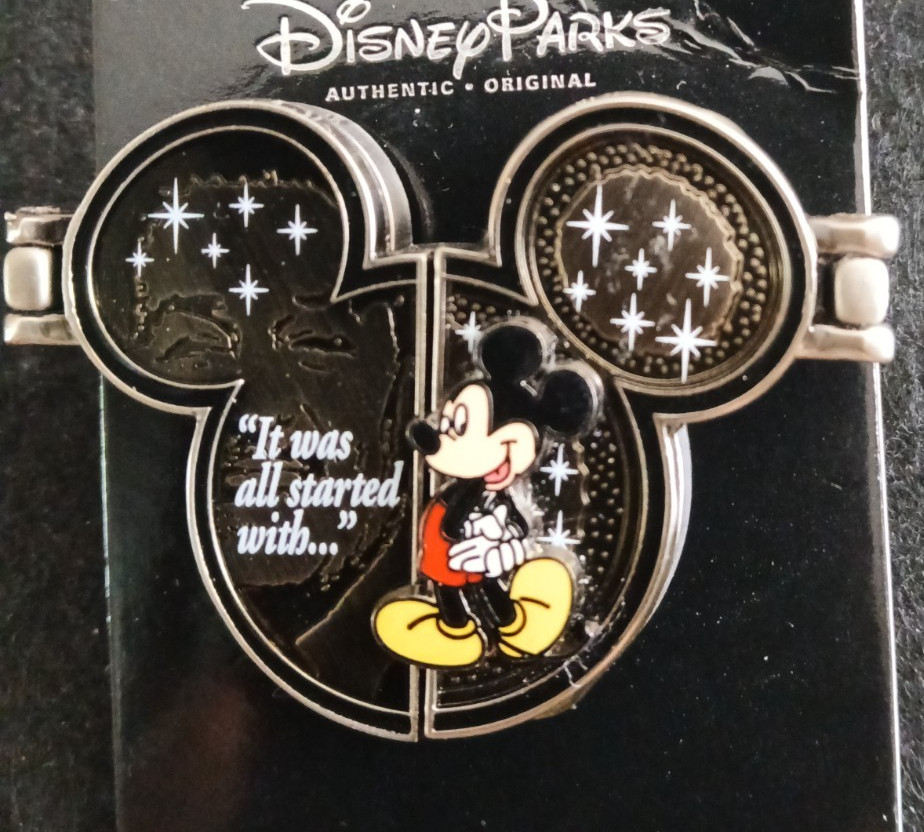 Disney Mickey, Walt Disney It Was All Started With Hinged Pin~2009~# 165630~NEW!