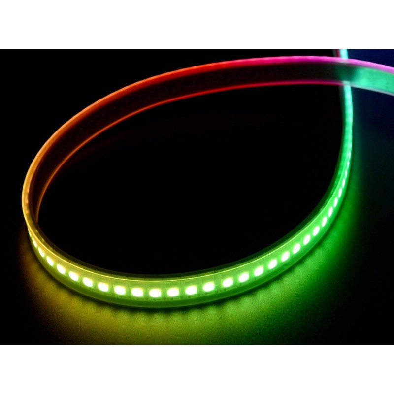 Ruban LED Adafruit DotStar RGB 0.5m de 72 pixels pour projet électronique