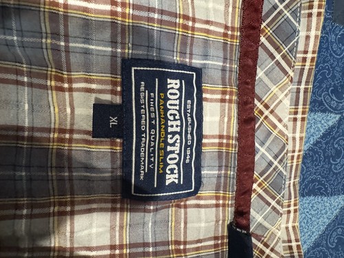 Rough Stock by Panhandle Slim Pearl Snap Ladies Sz XL - Picture 5 of 6