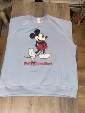 NEW Walt Disney World Sweater Adult XXL 2XL Blue Mickey Mouse Standing Parks