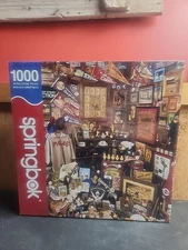 Jigsaw Puzzle 1000 Piece Springbok Collector's Closet Baseball - New