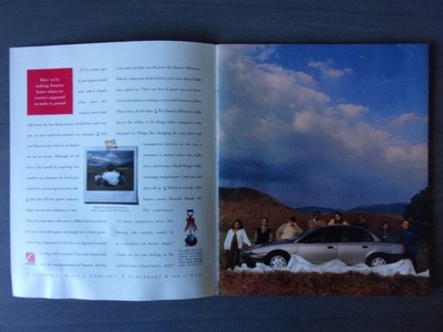 SATURN Range orig 1996 USA Mkt Larger Sales Brochure - SL1 SL2 SC1