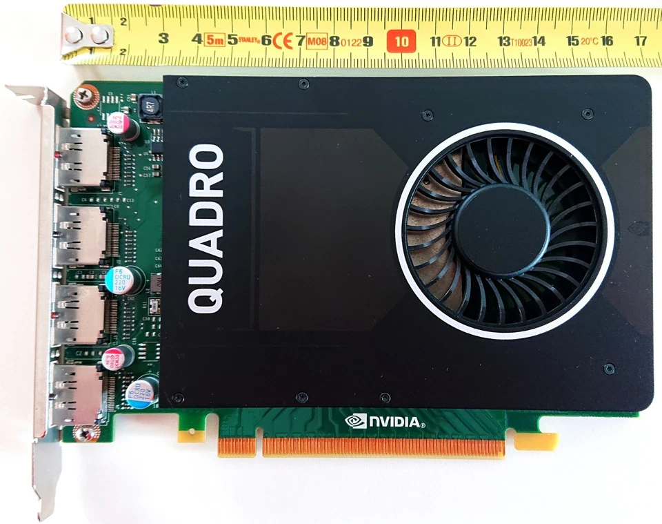 Scheda video GPU NVIDIA Quadro M2000 4 GB GDDR5 75W 4xDisplayPort (DELL) - Immagine 3 di 4