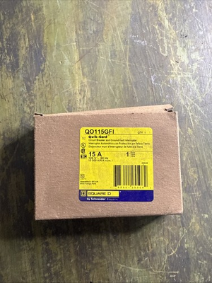 #ad #ad Square D QO115GFI Plug In Ground Fault Miniature Circuit Breaker $43.99