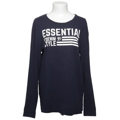 TTD, Langarmshirt, Größe: L, Blau, Baumwolle, Print, Damen #R9G