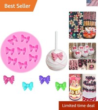 Elegant Bowknot Silicone Molds - 8 Designs for Creative Cake Decorating