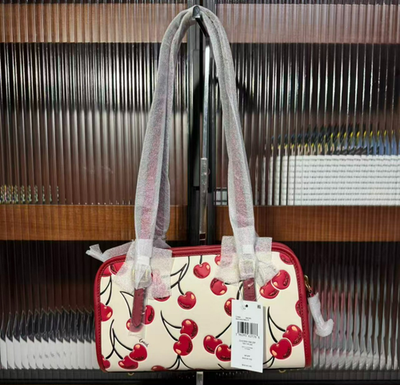 〈未使用品〉COACH（コーチ） リード シグネチャー NWT Coach Swing Zip Bag With Cherry Print CZ494 | eBay