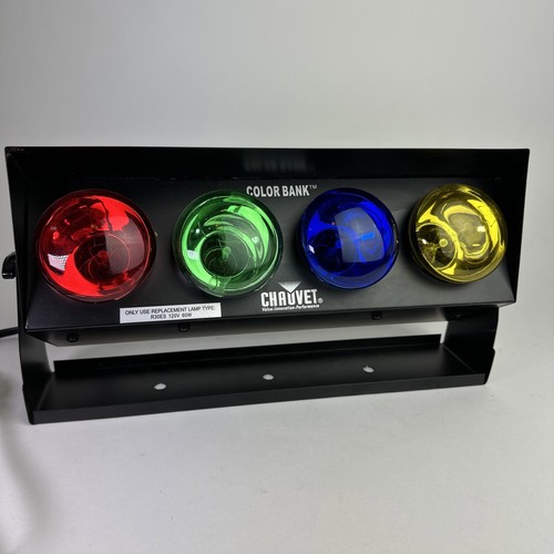 Chauvet Color Bank 4 Color Sound Activated Light CH-155 VTG DJ Equipment Video - Picture 9 of 9