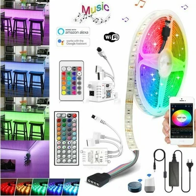 5M 300LED Stripe RGB Leiste Streifen SMD5050 Band Außen Wasserdicht Licht 12V - Bild 1 von 4
