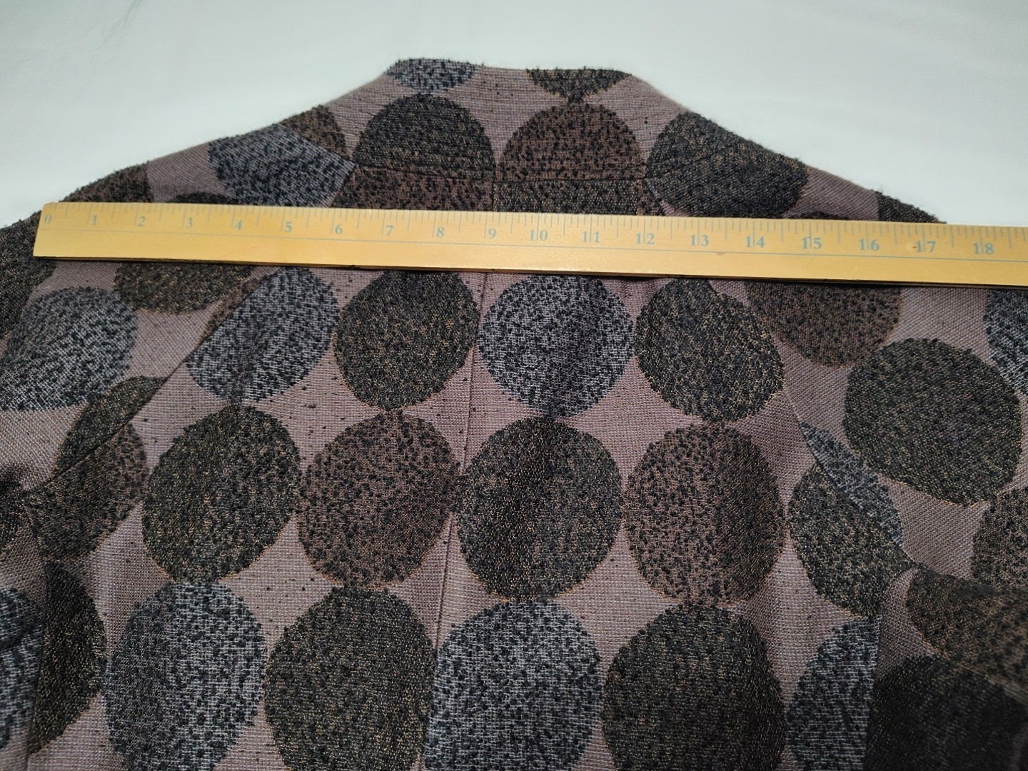 DRIES VAN NOTEN Wool Blend Circle Pattern Blazer … - image 11