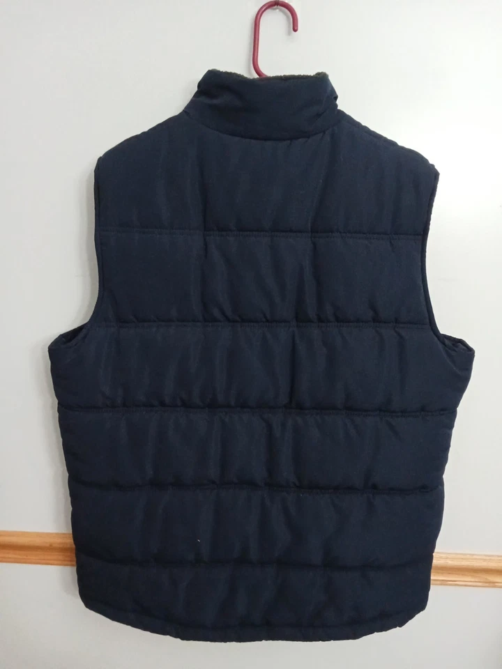 Field & Stream Original Outfitter Puffer Vest Sherpa Collar Blue - Image 2 of 4