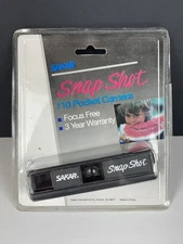 Vintage New SAKAR SNAP SHOT 110 Pocket Camera Focus Free Sealed collectible