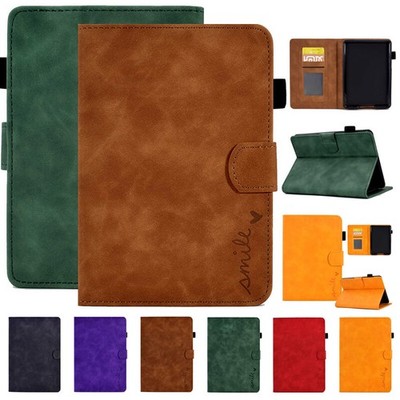 For Kindle Paperwhite 1 2 3 4 5/6/7/10/11th Gen Retro Leather Smart Case Cover