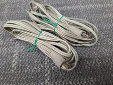 2x Bang & Olufsen Speaker Cable Wire 2 pin din MALE