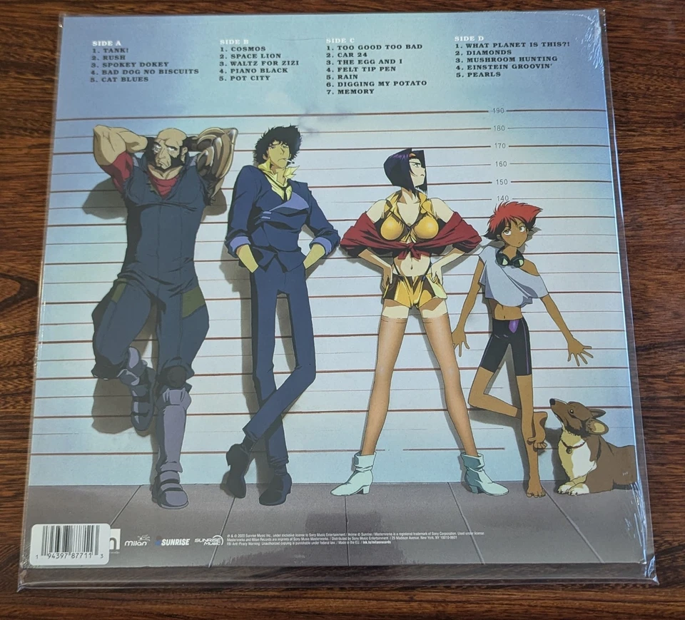 Cowboy Bebop - The Seatbelts - 2020 - Blue/Orange Opaque - Vinyl 2LP -New/Sealed - Image 3 of 4