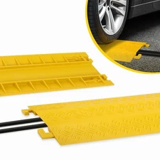 Pyle Extra Wide Cable Protective Cover Ramp High-Traffic Pedestrian PCBLCO22