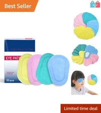 Gentle Adhesive Eye Patches for Kids - 60PCs in 4 Vibrant Colors for Amblyopia