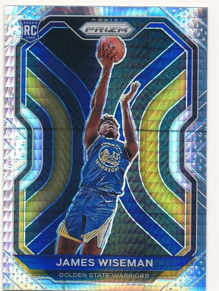 JAMES WISEMAN 2020-21 PANINI PRIZM SILVER #268 RC ROOKIE WARRIORS MINT
