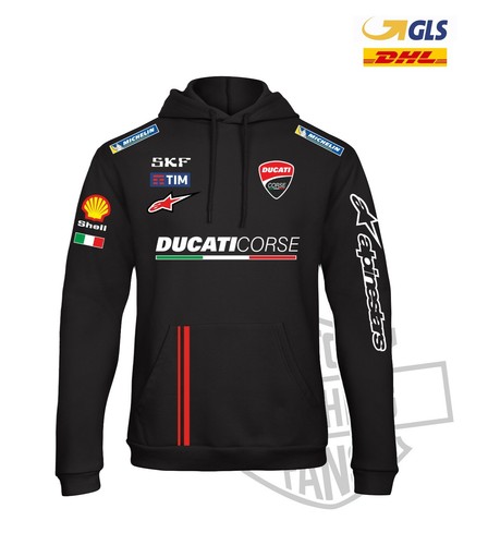 FELPA DUCATI corse TEAM PERSONALIZZATA !! SUPERBIKE MOTOGP REPLICA FANS |  eBay