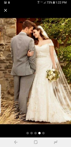 Vestido de novia Essence of Australia talla 12 - Imagen 4 de 5