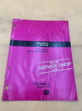 Service Shop Operators Manual John Deere 32A Snow Thrower OM-M49119