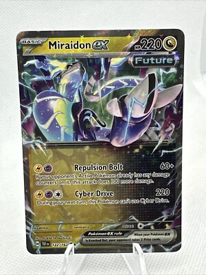miraidon pokemon card ebay Miraidon ex 122/162 - Temporal Forces - Pokémon TCG - Double Rare - NM