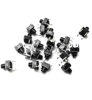 100PCS 6x6x5mm DIP Through-Hole 4pin Tactile Push Button Switch Momentary
