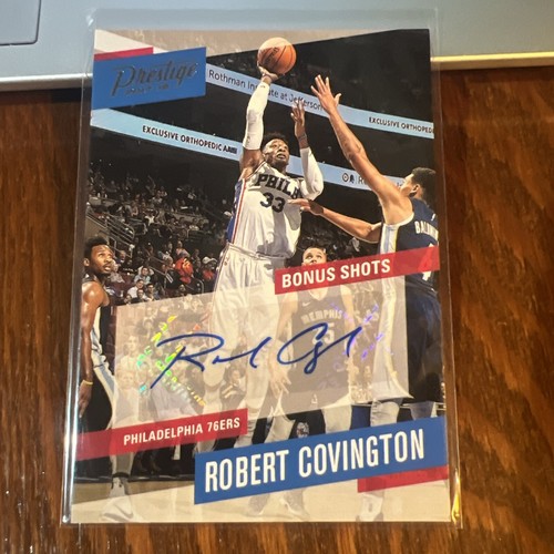 Robert Covington 2017-18 Panini Prestige Bonus Shots Signatures Crystal Auto #25 - 第 1/6 張圖片