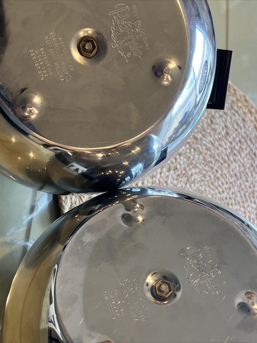 Vintage West Bend *Penguin* Hot And Cold Server with Wooden