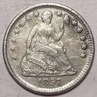 1857 Seated Liberty Half Dime Choice Extremely Fine XF+ Coin #17045