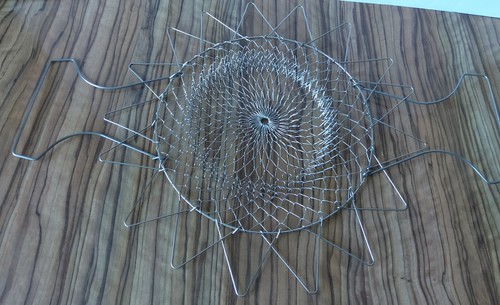 Kochkorb Frittierkorb faltbarer Gemüse Garkorb Kochen Sieb Edelstahl rostfrei - Bild 8 von 8