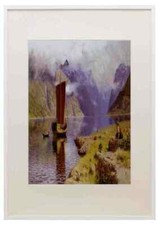 Hans Andreas Dahl Awaitinghisreturn Large 5 A3 A4 Framed Print Picture
